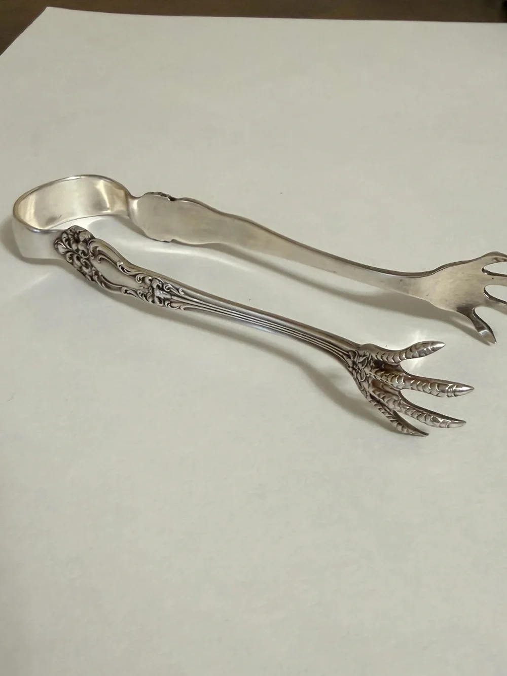 Reed & Barton Silver Sugar Tongs